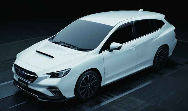 新型レヴォーグのスポーツ志向モデル「STI Sport」プロトタイプが